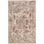 Elegant Light Brown Medallion Fringe 4' x 6' Synthetic Area Rug