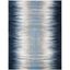 Blue and Navy Abstract 8' x 10' Stain-Resistant Area Rug