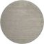 Himalaya Gray Round Hand-Tufted Wool Area Rug, 8'