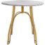 Kylie Grey and White Rattan Bistro Table