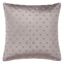 Deana Light Grey Embroidered Square Throw Pillow