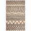 Nomadic Charm Natural/Charcoal Hand-Woven Wool & Cotton 4' x 6' Rug