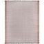 Terracotta and Grey Handwoven Cotton 8' x 10' Area Rug