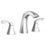 Transitional High Arc Chrome Widespread Bathroom Faucet