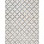 Elegant Ivory and Navy Hand-Tufted Wool Area Rug - 8' x 10'