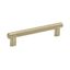 Golden Champagne Modern Industrial Bar Pull with Mounting Hardware