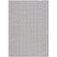 Grey and Ivory Wool Trellis Rectangular Area Rug