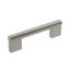 Satin Nickel 3-3/4 Inch Modern Cabinet Pull