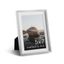 Silver Aluminum 5x7 Picture Frame with Real Glass