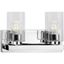 Goodwin Polished Chrome 2-Light Vanity with Clear Glass Shades