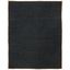 Cape Cod 8' x 10' Black and Natural Wool Cotton Area Rug