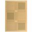 Natural Olive Geometric Flat Woven Indoor/Outdoor Area Rug 9' x 12'