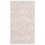 Beige Floral Synthetic 2'3" x 12' Runner Rug