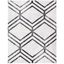 Chic Lodge Style Ivory & Charcoal Synthetic 9' x 12' Area Rug