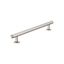 Brushed Nickel Modern Appliance Pull with Mounting Hardware