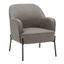 Daniella 27" Grey Faux Leather Contemporary Accent Chair