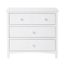 Snow White GREENGUARD Certified 3-Drawer Dresser with Extra Deep Drawer