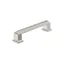 Polished Nickel 3-3/4 inch Traditional Cabinet Bar Pull