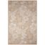 Sandy Floral Elegance Round Wool-Blend 7'10" x 9'10" Indoor/Outdoor Rug