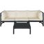 Lynwood 80" Light Beige Modular Outdoor Sectional Sofa Set