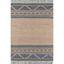 Esme Blue and Beige Geometric Wool Cotton Rug