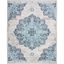 Elysian Gray 54" Hand-Knotted Round Synthetic Area Rug