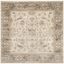 Stone and Mouse 6' Square Vintage Wool Area Rug