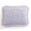 Lavender Cotton Chenille Medallion Standard Pillow Sham