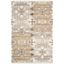 Elegant Gray Nomadic 6' x 9' Wool & Viscose Hand-Woven Area Rug