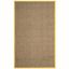 Natural Gold Hand-Knotted Cotton Area Rug, 5' x 8'