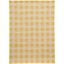 Playful Geometric Yellow Synthetic 5' x 7' Tufted Area Rug