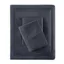 Dark Grey Twin XL Jersey Knit Polyester Sheet Set