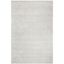 Silver Grey Hand-Knotted Wool Viscose 6' x 9' Rug