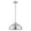 Mini Brushed Aluminum 1-Light Indoor/Outdoor Pendant