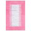 Coastal Charm Ivory & Pink Hand-Woven Cotton 5' x 8' Area Rug