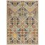 Allur Floral Ivory Multicolor 6' x 9' Easy-Care Area Rug