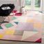 6' x 9' Multicolor Geometric Wool Area Rug