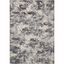 Ivory and Slate Rectangular Synthetic Area Rug 5'3" x 7'3"