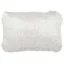 Pearl White 12" x 20" Contemporary Shag Indoor/Outdoor Pillow