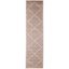 Malibu Beige and Ivory Diamond Flatwoven Indoor/Outdoor Runner Rug