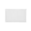 White Cotton Tufted Reversible Bath Rug 21" x 34"