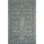 Blue and Dark Grey Hand-Tufted Wool Rectangular Area Rug