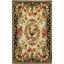 Chelsea Cream and Black Floral Wool Hand-Hooked Area Rug