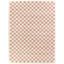 Himalaya Sherpa Pink Geometric 5' x 7' Shag Area Rug