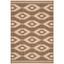 Beach House Cream Beige Synthetic Non-slip Area Rug 2' 2" x 4'