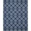 Navy and Beige Geometric 8' x 10' Reversible Area Rug