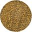 Handmade Tufted Round Leopard Print Wool Rug