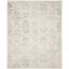 Handmade Light Grey Ivory Wool 8' x 10' Tufted Area Rug