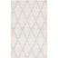 Navy and Ivory Trellis 8' x 10' Hand Woven Wool Blend Area Rug