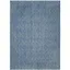 Navy Diamond Intrigue 8' x 11' Synthetic Indoor/Outdoor Rug